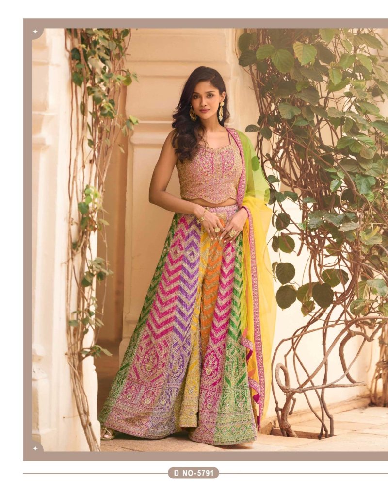 Muskan By Sayuri Chinon Silk Indo Western